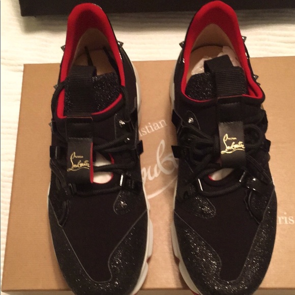 BNIB Christian Louboutin Donna Glitter Sneakers..Size 39...Proof of purchase - Picture 7 of 16